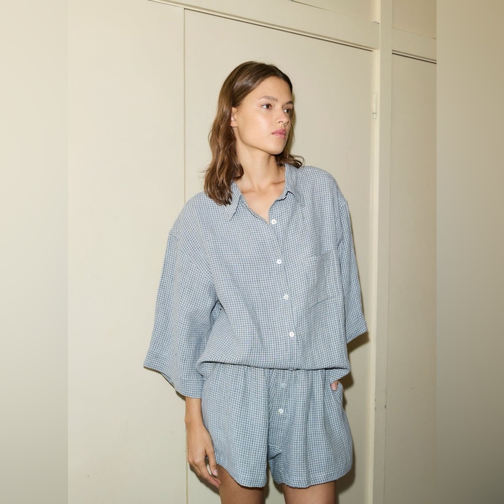 Deiji studios 03 set in linen check